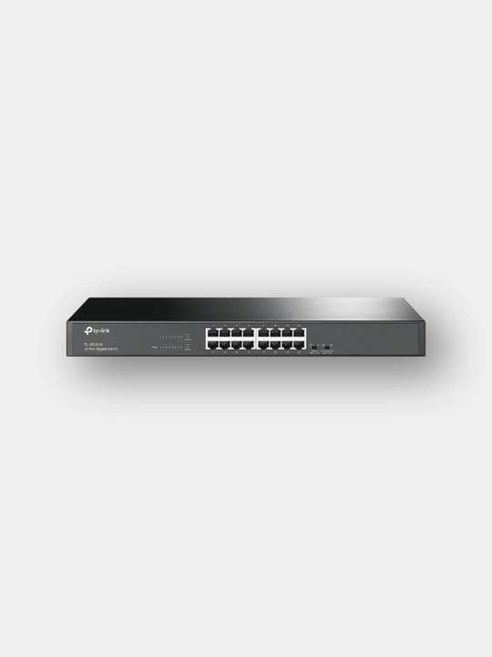 Коммутатор с 16 гигабитными портами для размещения в стойке TL-SG1016