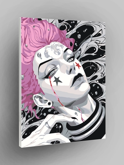 Картина рисование по номерам ARTERY "Аниме", раскраска на холсте, 40 * 50 см — ARTERY-ARTANM-ЗОЛОТ