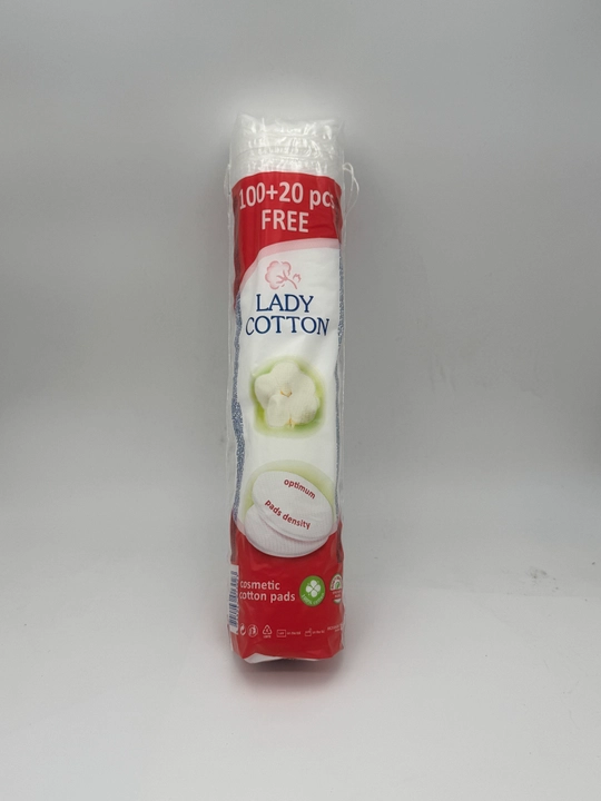 Lady Cotton, Диски ватные, косметические, 100+20 шт - 