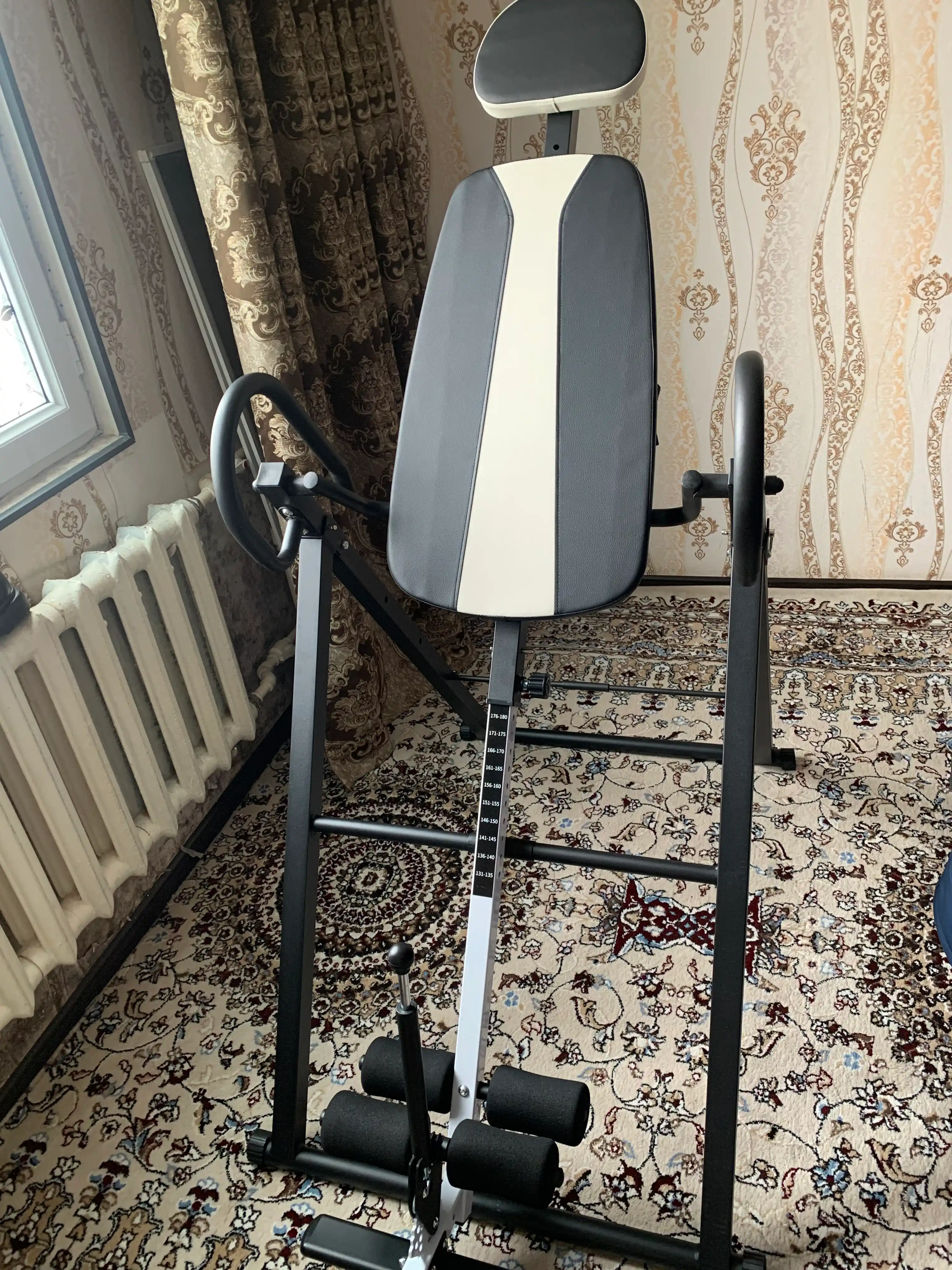 Инверсионный стол, тренажер, для позвоночника и грыжи диска