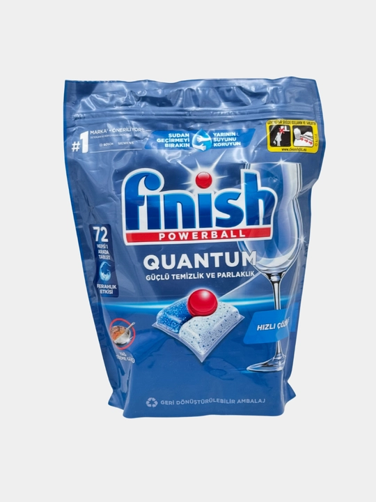 Idish yuvish mashinasi kapsulasi Finish Powerball Quantum, 72 dona - 