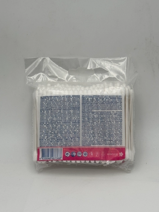 Lady Cotton, Paxta tayoqchalari P/E paketda, 200 dona