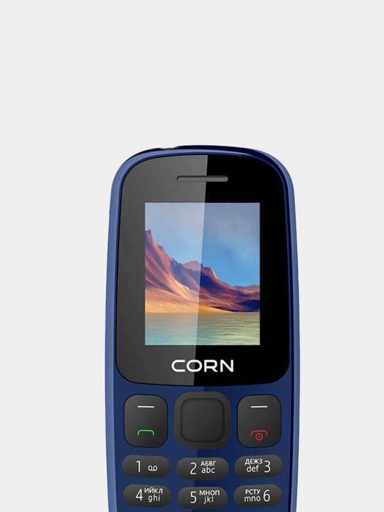 Кнопочный телефон Corn B183, 2 SIM-карты, 1000 мАч, зарегистрирован Uzimei, гарантия 1 год