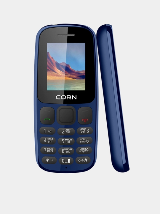 Кнопочный телефон Corn B183, 2 SIM-карты, 1000 мАч, зарегистрирован Uzimei, гарантия 1 год