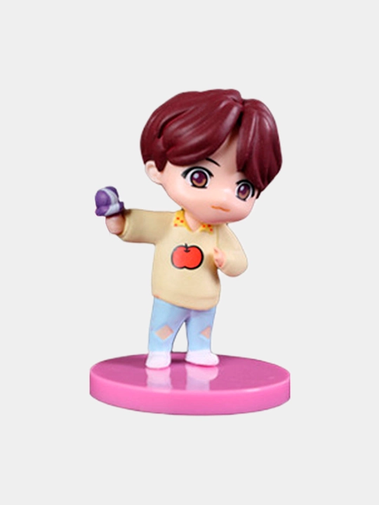 BTS guruhi kolleksiya figurkalari, ARMY uchun BTS, K-pop miniatyuralari, 8 sm