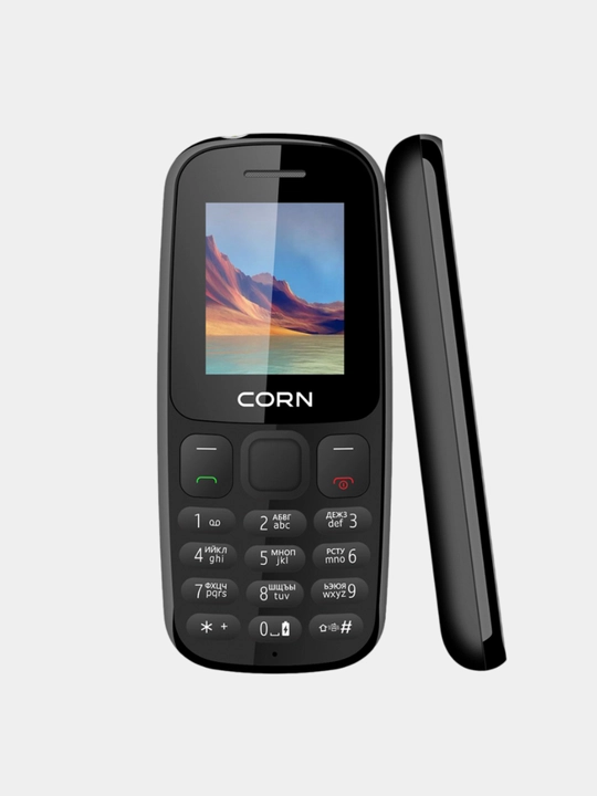 Knopkali Telefon Corn B183,SIM 2ta,1000mAh,Uzimei ro'yxatdan o'tgan,1 yil kafolat