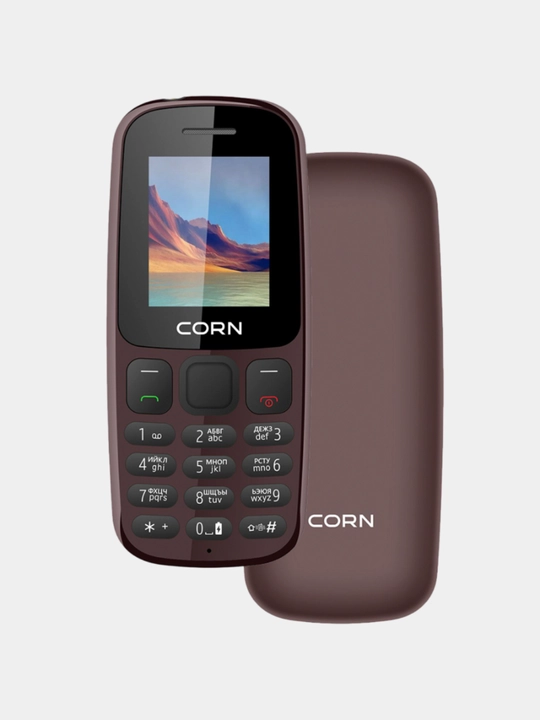 Кнопочный телефон Corn B183, 2 SIM-карты, 1000 мАч, зарегистрирован Uzimei, гарантия 1 год - 