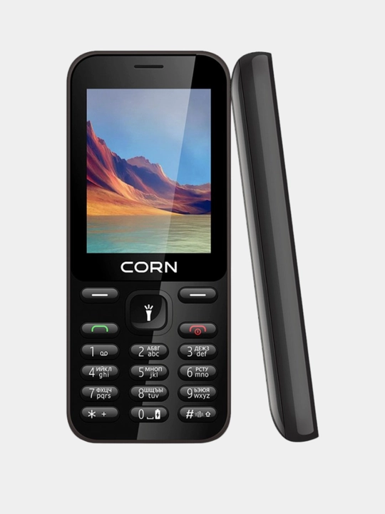 Tugmali telefon Corn B241, SIM-2 ta, 1000 mAh, Uzimei ro'yxatdan o'tgan, 1 yil kafolat