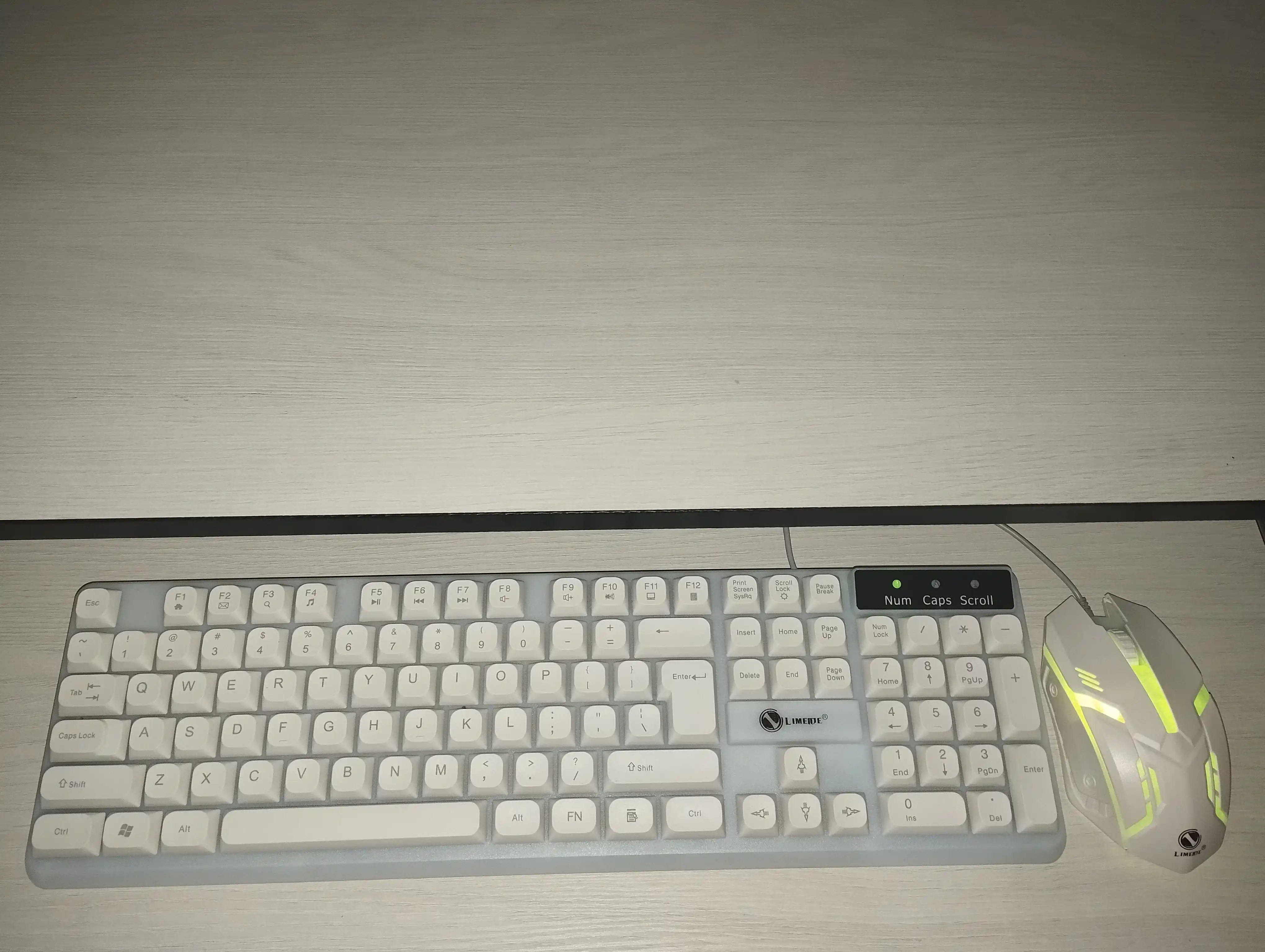 Игровая клавиатура и мышь F83, с RGB подсветкой, с LED освещением, для игр, проводная