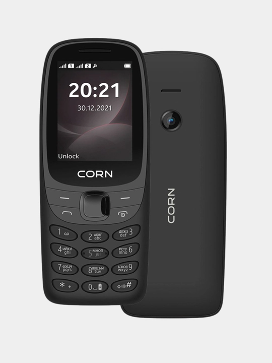 Knopkali Telefon CORN M243, SIM-2ta, 1700mAh batareya, Uzimei ro'yxatdan o'tgan, 1 yil kafolat - 