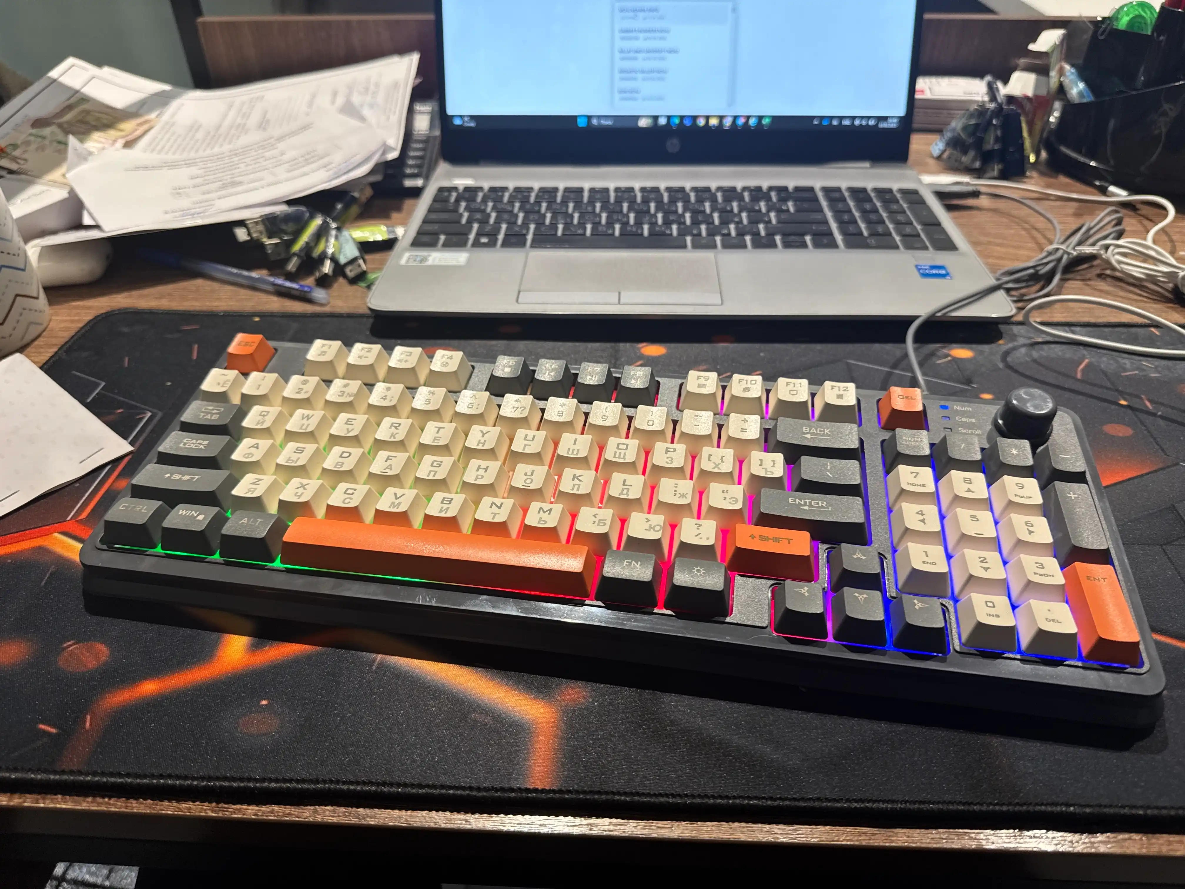 Игровая клавиатура с мышью K820, 94-клавишная, RGB-подсветка