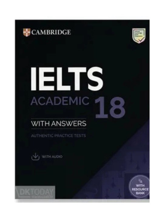 Kitob, Cambridge IELTS 18 Academic, javoblari bilan - 