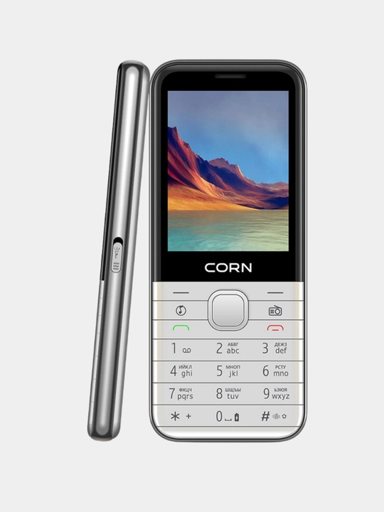 Knopkali Telefon CORN M282, SIM-2ta, 1700mAh batareya, Uzimei ro'yxatdan o'tgan, 1 yil kafolat
