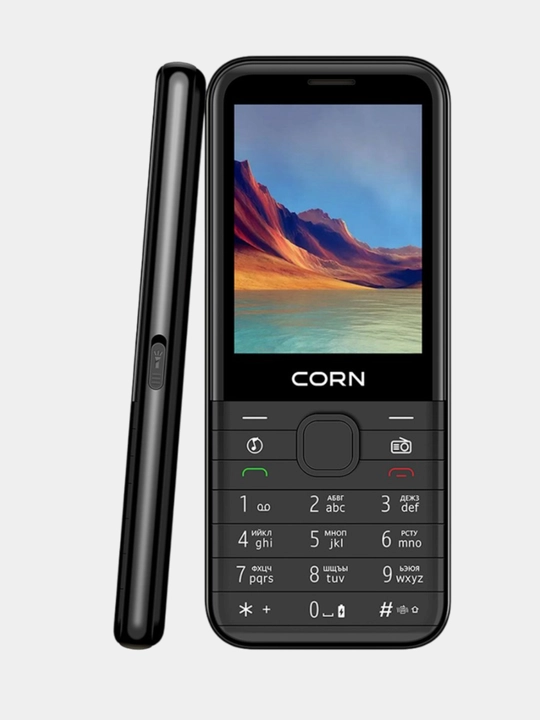 Knopkali Telefon CORN M282, SIM-2ta, 1700mAh batareya, Uzimei ro'yxatdan o'tgan, 1 yil kafolat