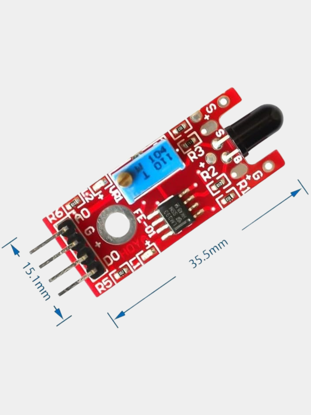 Alanga sensori KY-026 Arduino va Raspberry Pi uchun, DIY