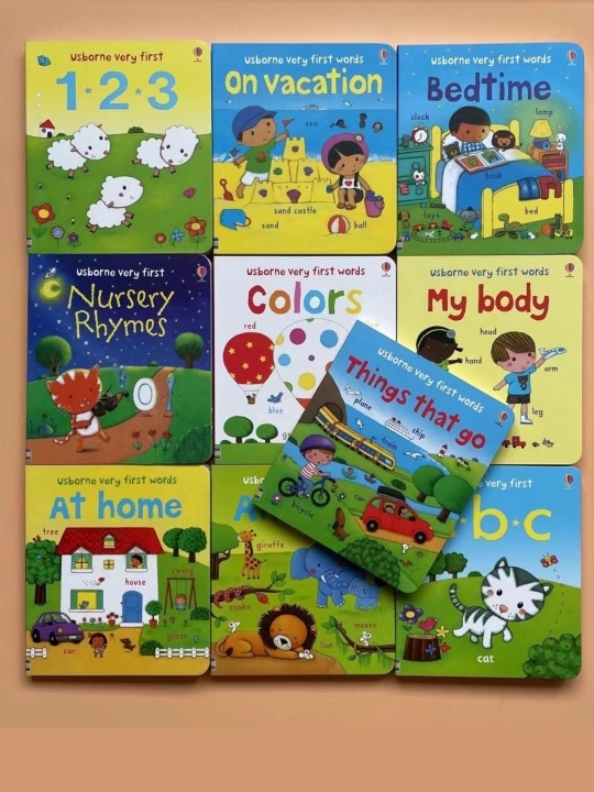 Набор Usborne Картонные Книжки  very first Words Мои самые первые слова