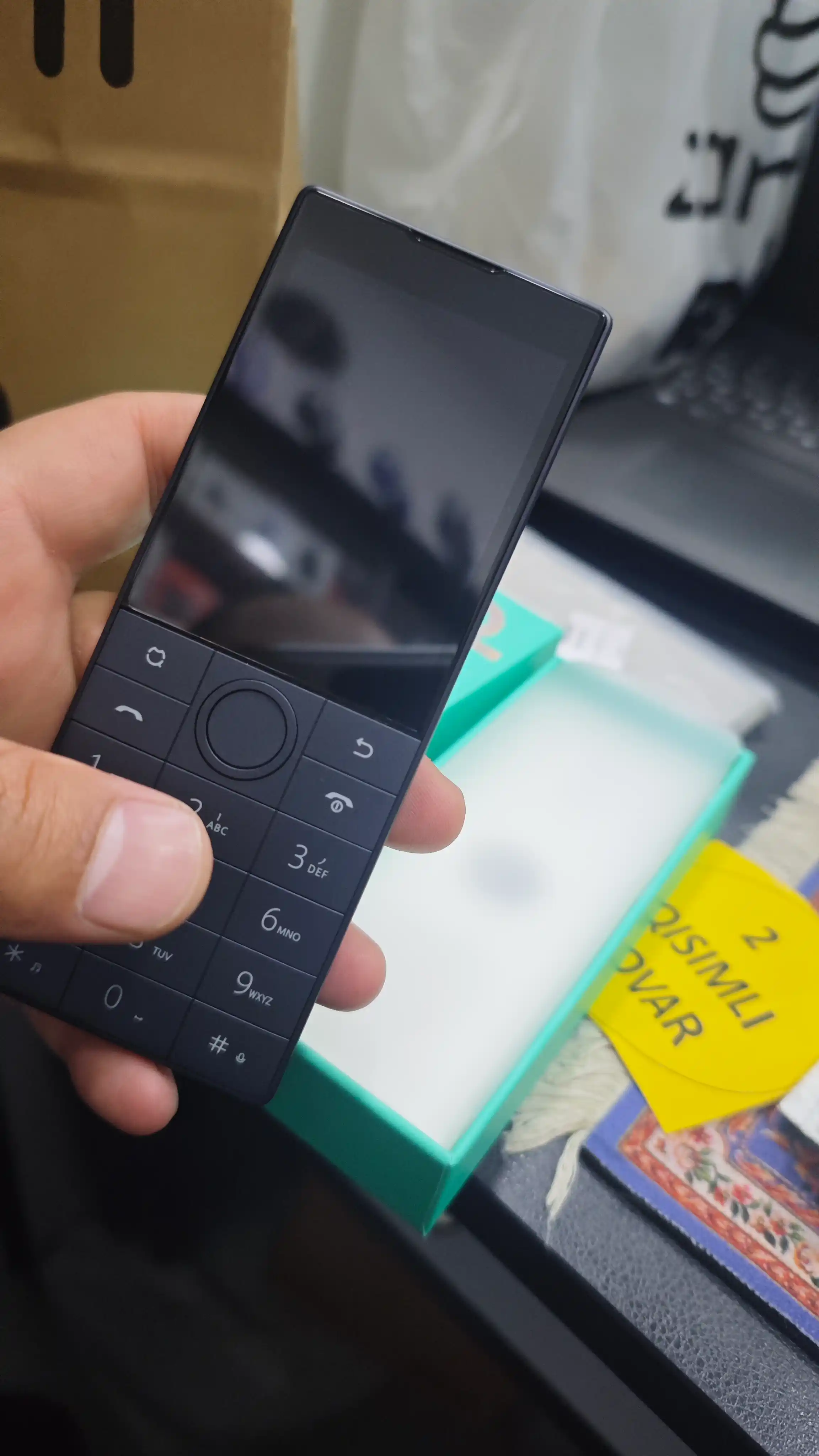 Телефон без камеры, с сенсорным экраном Qin F22, Android 11, Wi-Fi, 4G, 1 SIM, 3/32 ГБ