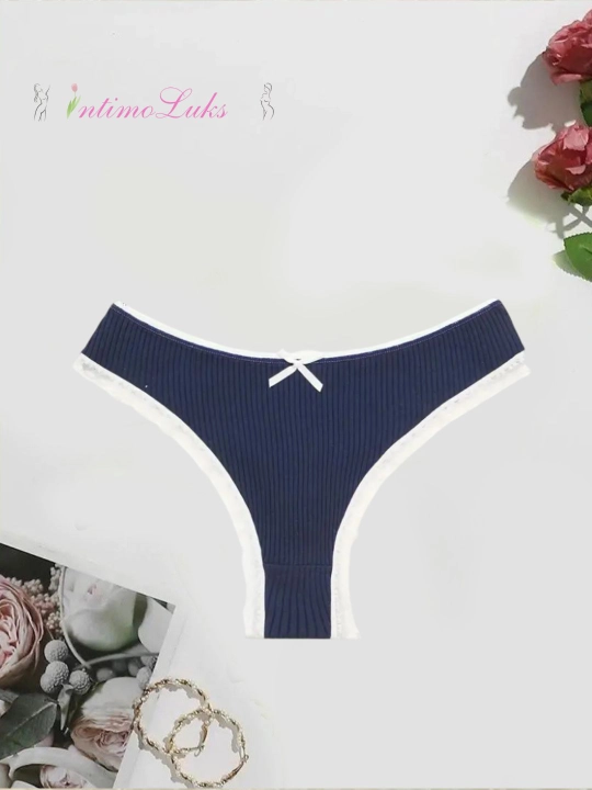 IntimoLuks аyollar trusiklari, stringlar, paxta antibakterial, ortacha olchamli