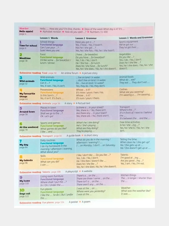 Beehive Starter Student Book