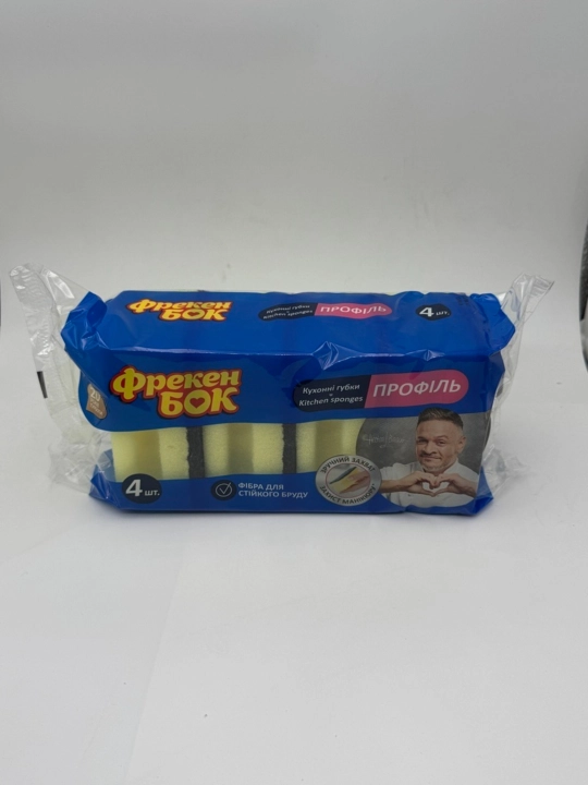 Фрекен БОК Губки кухонные Профиль, 4 шт - 