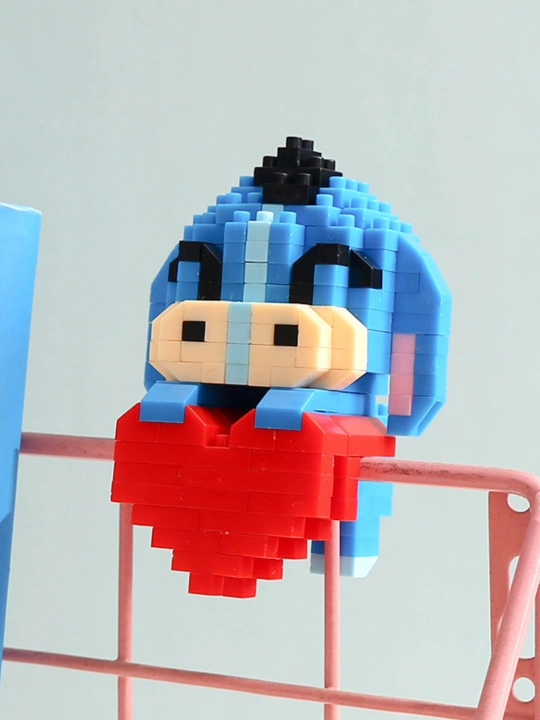 3D Lego konstruktor, bolalar va kattalar uchun jumboq va boshqotirma, yorqin rangda, mini