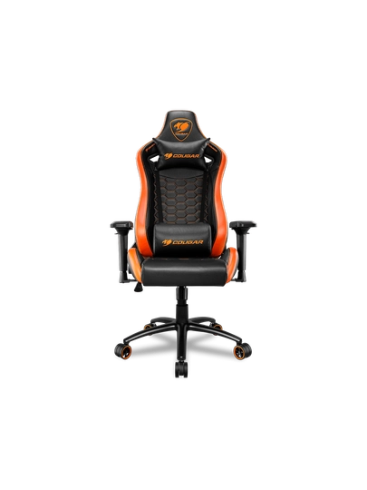 Профессиональное игровое кресло для геймеров, для киберспорта, Cougar Outrider S — BSTORE-46013-ОРАНЖ