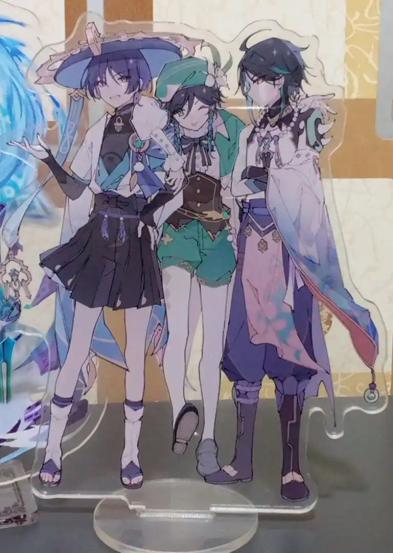 Genshin Impact akril figurasi, Nahida, Wanderer, Xiao, Hutao, Zhong Li