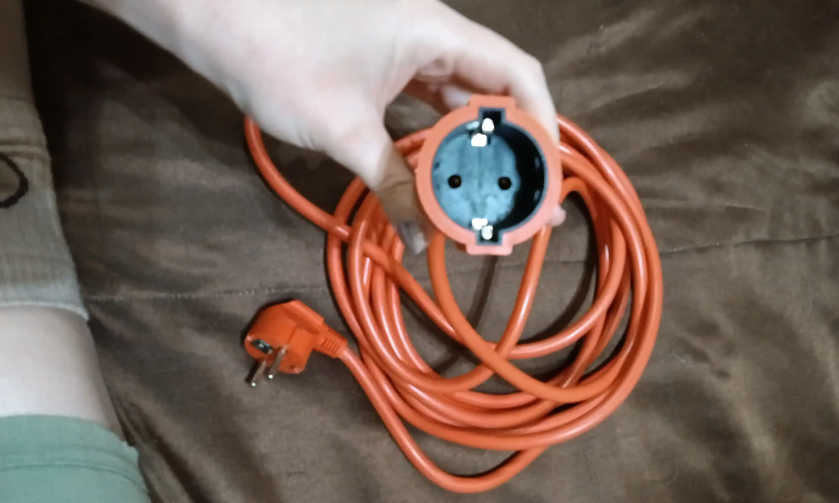 Uzatma kabeli elektr quvvat kabeli, oqim 16A, kabel uzunligi 5 m, 10 m, 15 m, 20 m, 30 m
