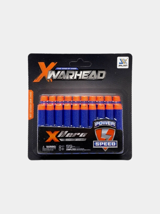 X-Warhead porolonli o'qlar - O'yinlar uchun xavfsiz va qiziqarli aksessuar  Kod. 13394 - 