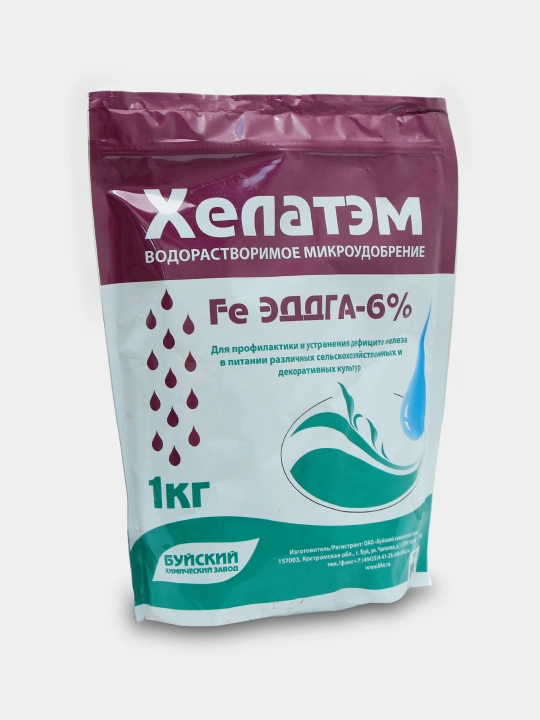 Xelatlangan temir 6%, Fe 6%, osimliklar uchun temir ogiti, xlorozga qarshi mikroogit