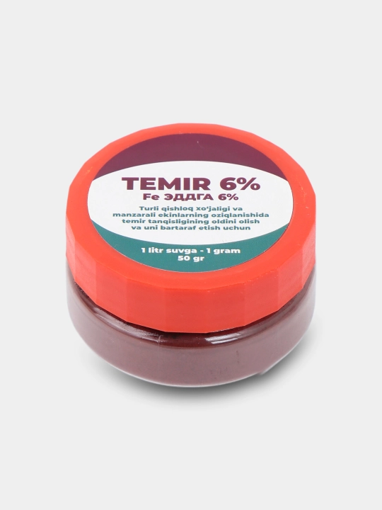 Xelatlangan temir 6%, Fe 6%, osimliklar uchun temir ogiti, xlorozga qarshi mikroogit