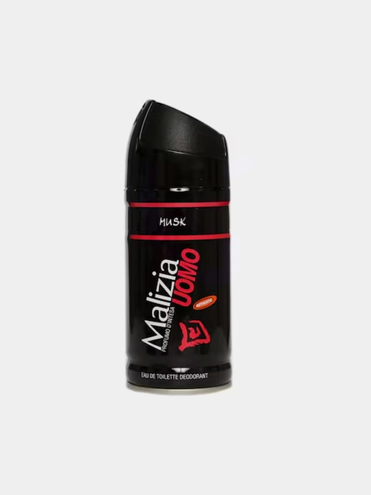 Parfyumlangan dezodorant Malizia Uomo EDT DEO Sprey Skyline, erkaklar uchun, 150 ml