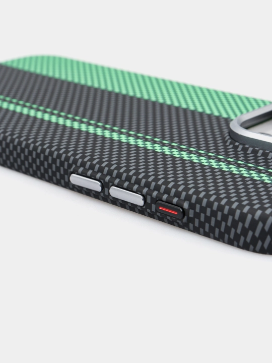 IPhone 13, 14, 15, 16 Pro, Pro Max uchun Magsafe karbon g'iloflar
