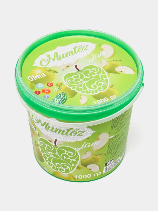 Джем из яблочное, 1000 г, "Mumtoz"