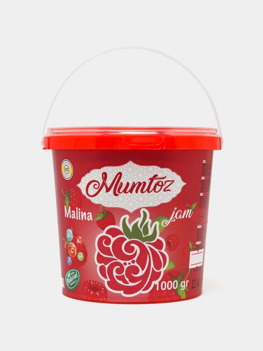Malinali murabbo, 1000 g, "Mumtoz" - 