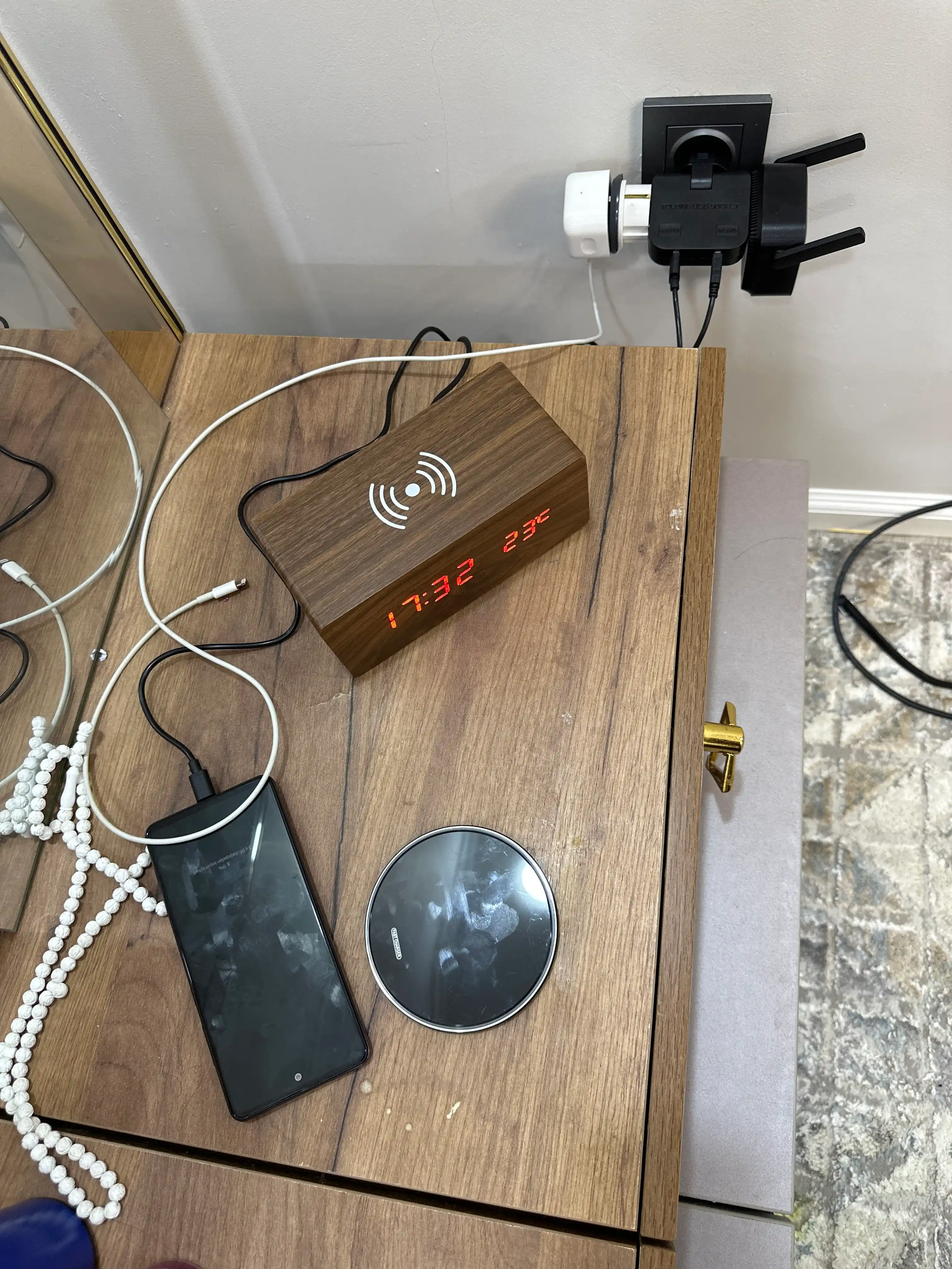 Тройник для розетки плоский, с USB поворотный сетевой фильтр на 180 градусов, адаптер