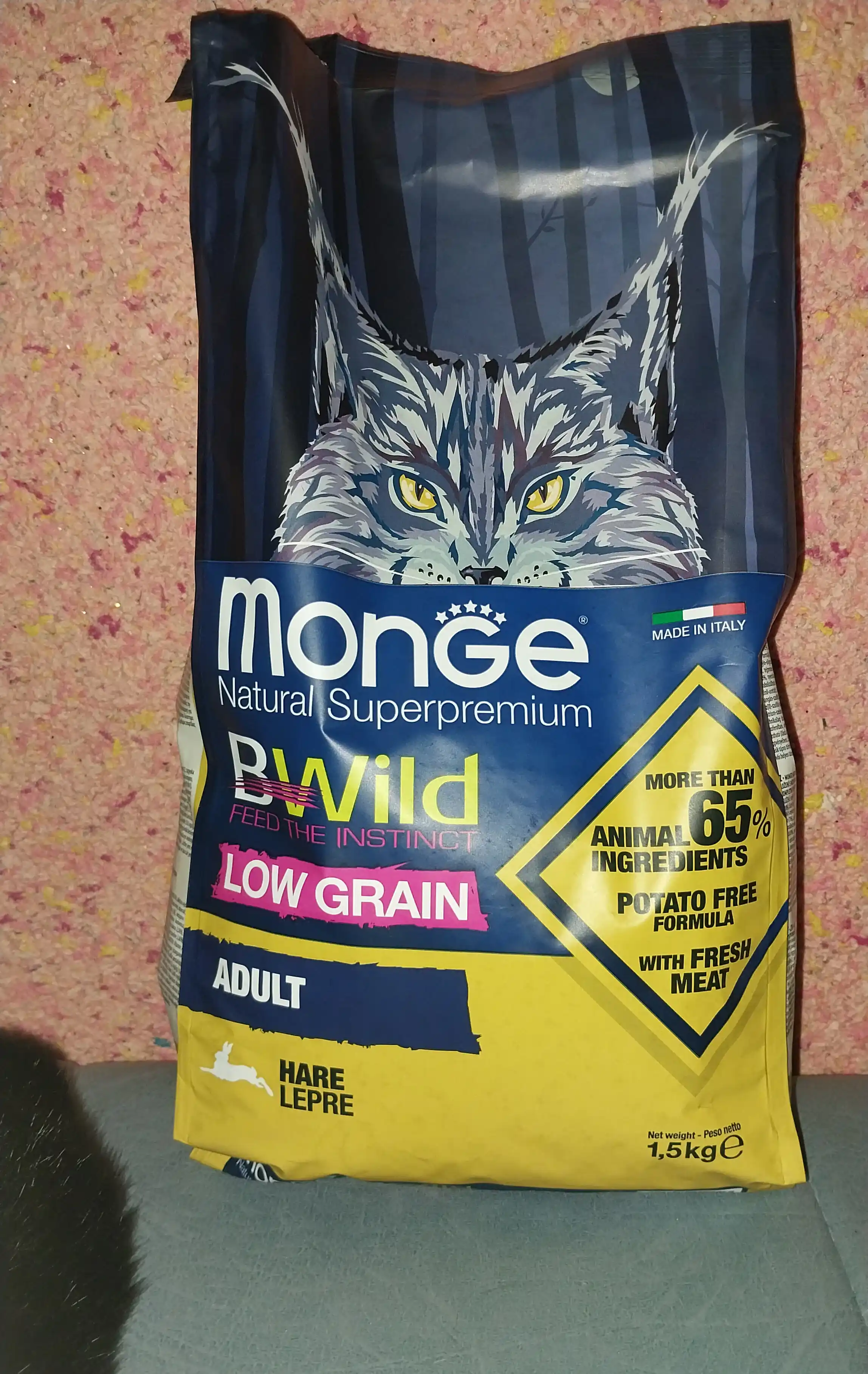 Bwild корм для кошек, с мясом зайца, 1.5 кг