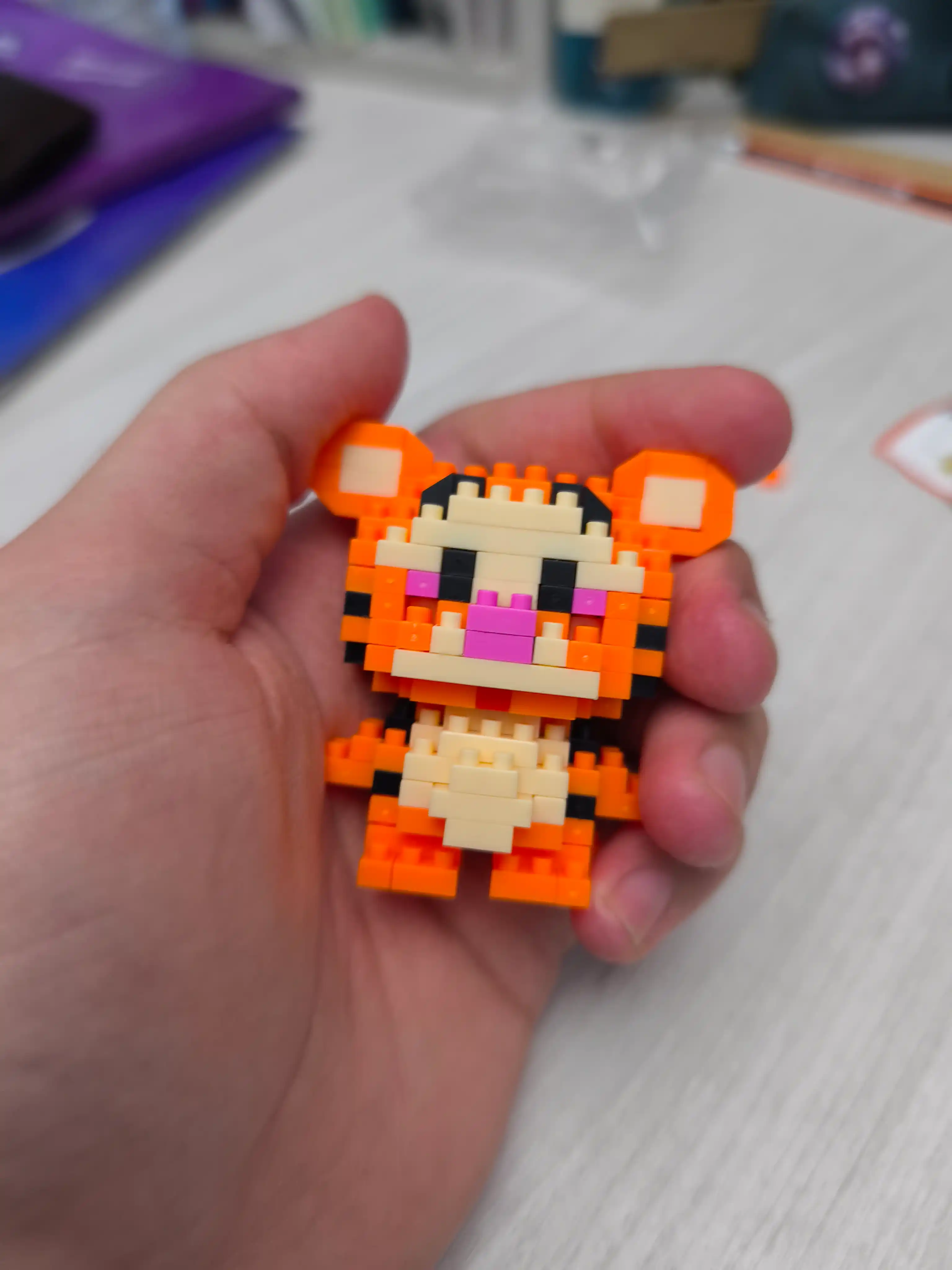 3D blokli konstruktor, mini lego, bolalar va kattalar uchun jumboq, haykalchalar