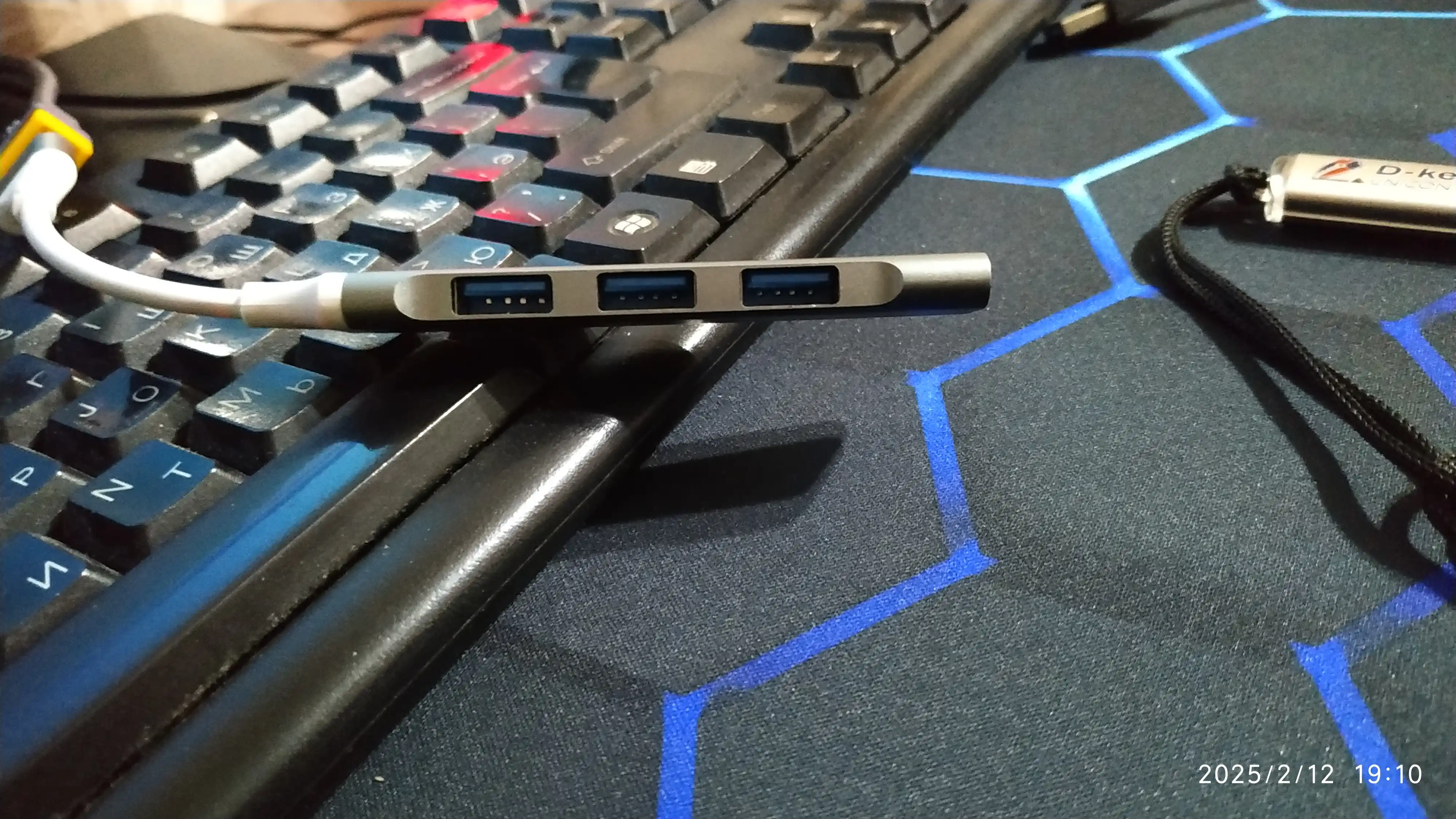 4 portli hub-konsentrator, USB port, Type-C port, USB + Type-C port USB hub 3.0