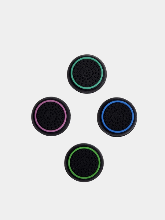 Dualsense PS5, PS4, XBOX geympad joystik tugmalari uchun changdan himoyalovchi qalpoqchalar, 4 dona