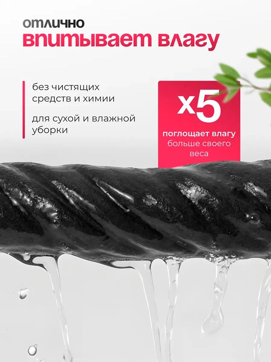 Тряпка из микрофибры, умная cалфетка для чистки стекол зеркал автомобилей и уборки по дому