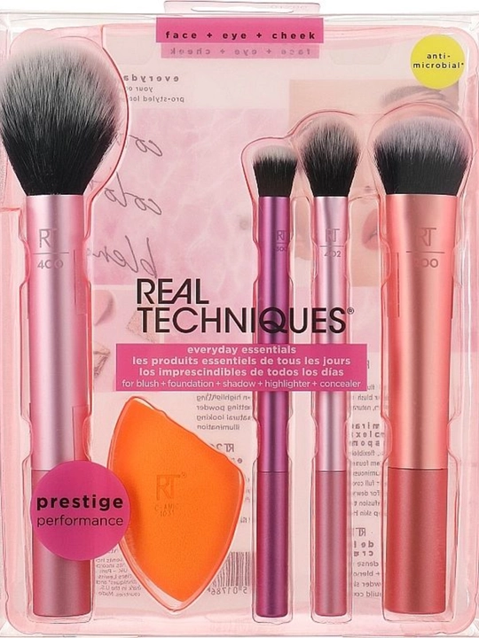 Набор кистей для макияжа Real Techniques Everyday Essentials, 5 шт