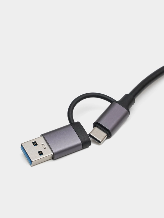 8-portli USB konsentratori, Type-C, USB, micro SD hub