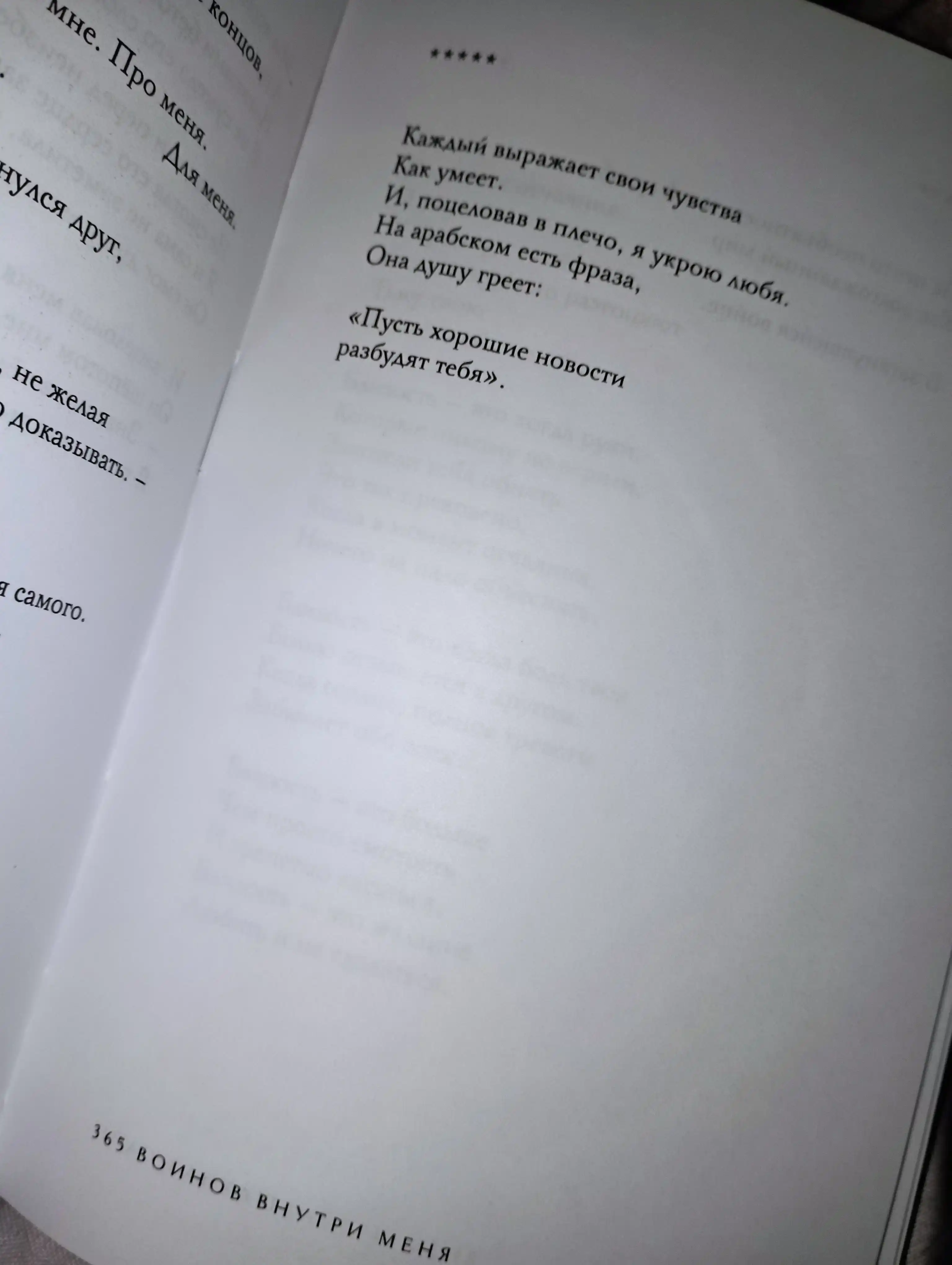 365 Воинов внутри меня, Сила нежных стихов, Шахназ Сайн