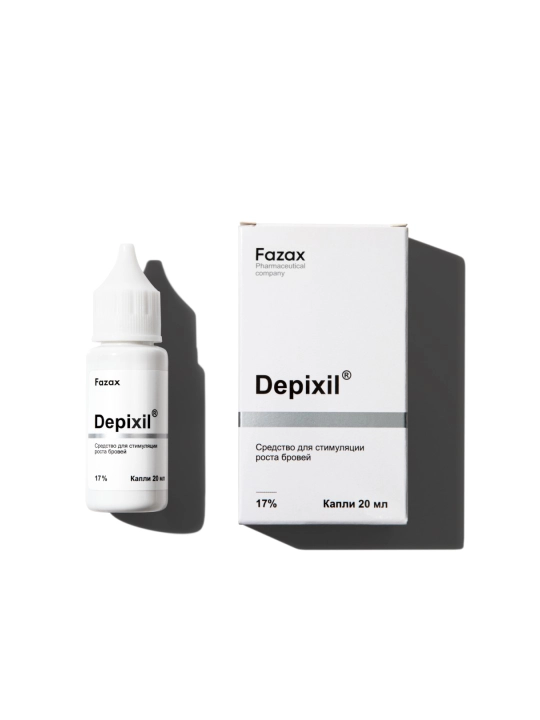 Средство для стимуляции роста бровей Fazax (Depixil 17%). 20 мл