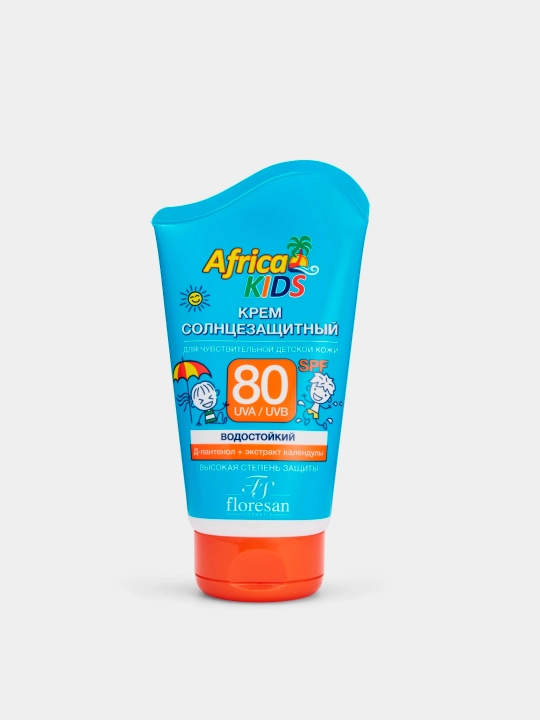 Ф-404 Крем солнцезащитный для детей "Africa Kids" SPF80 100 мл.