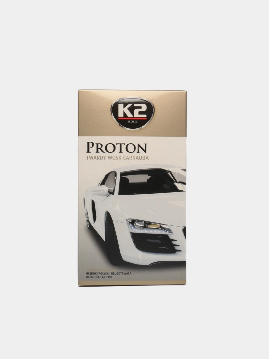 Qattiq karnauba mumi jilosi, aplikator va mikrofiber kiritilgan, K2 PROTON