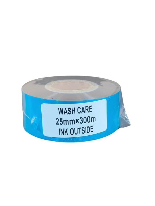 Риббон Wash Care, термотрансферный, черный, для термотрансферного принтера, 1 шт