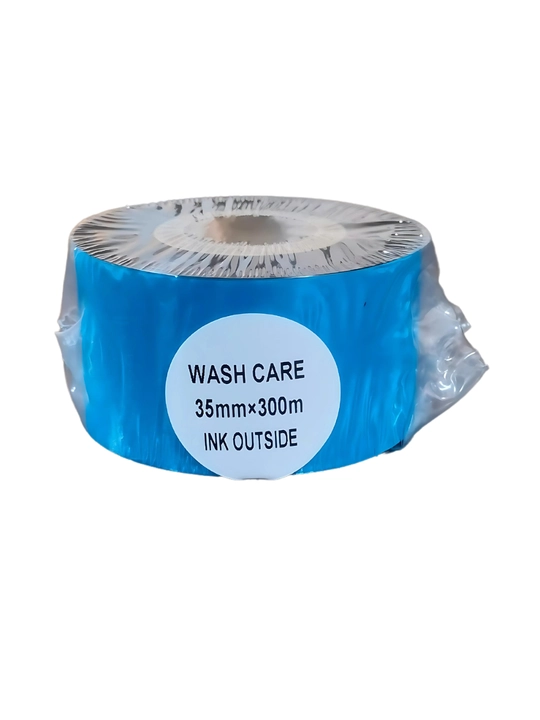 Риббон Wash Care, термотрансферный, черный, для термотрансферного принтера, 1 шт