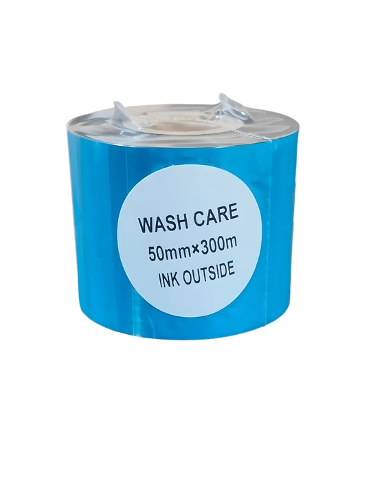 Риббон Wash Care, термотрансферный, черный, для термотрансферного принтера, 1 шт